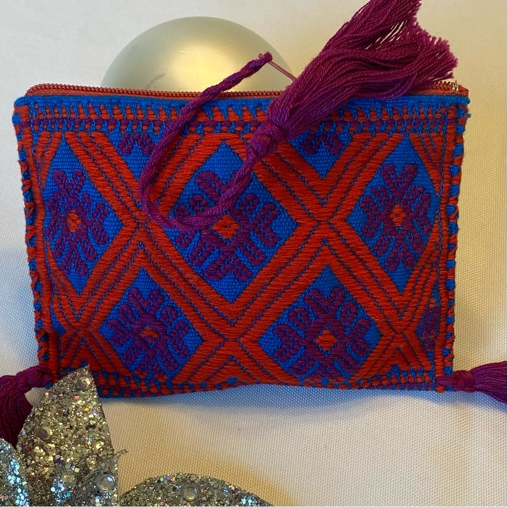 Coin Purse. Handmade Coin Purse. Boho Coin Purse .Coin purse embroidered.